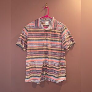 Brixton Multicolor Striped Casual Shirt